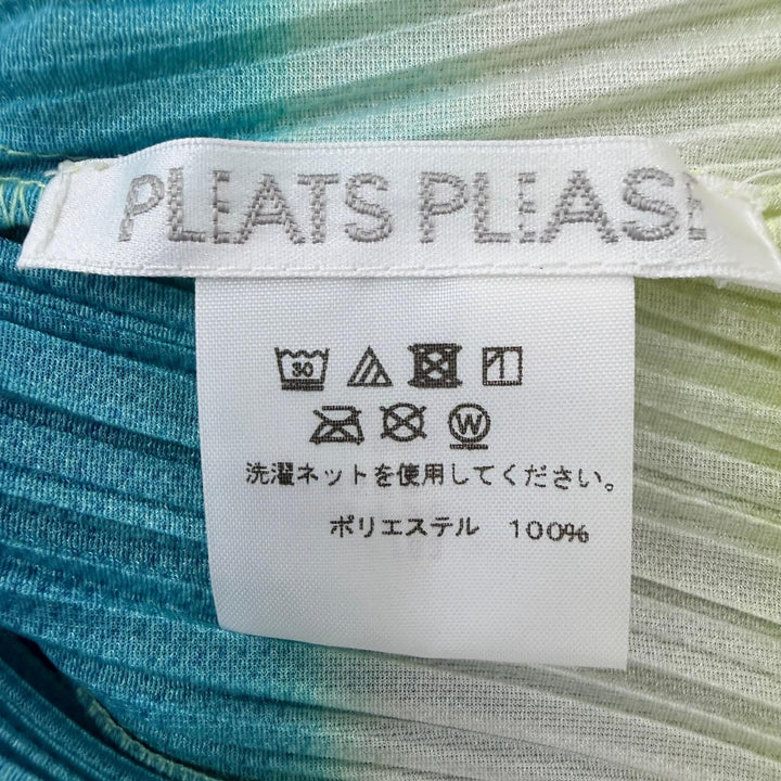 Excellent PLEATS PLEASE one piece No sleeve multicolor Women 4 PP73-JE763