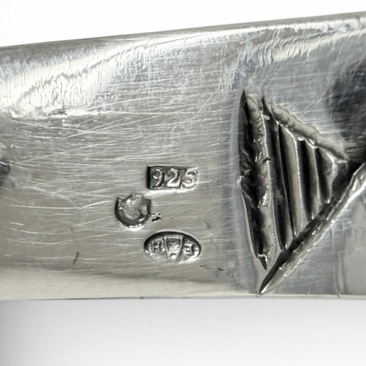 Great HERMES Toareg Hand-Engraved Logo Belt Buckle
