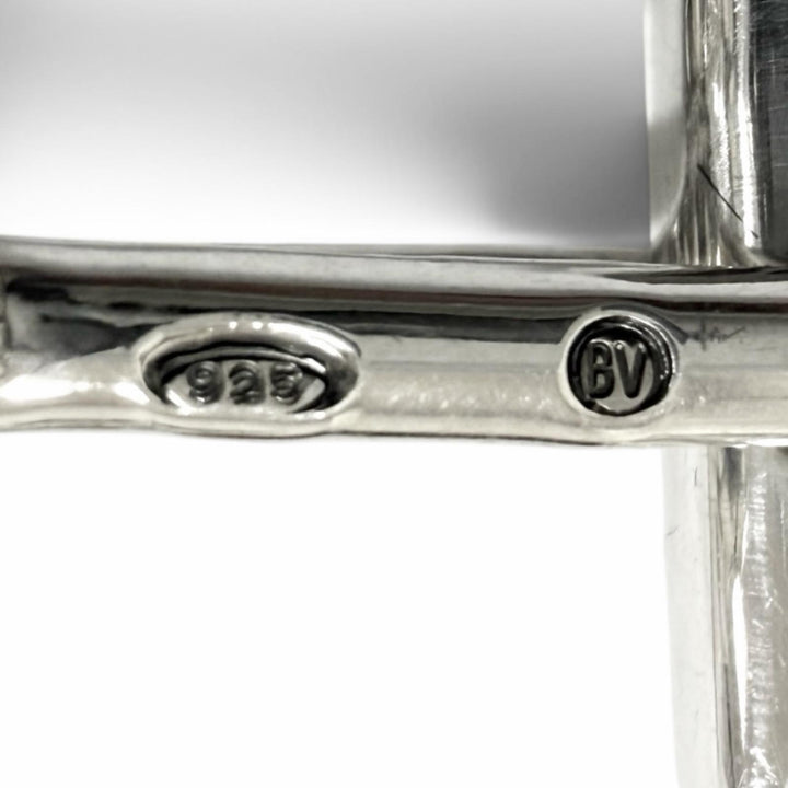Great BOTTEGAVENETA Cufflinks cufflinks INTRECCIATO Silver SV925 mens