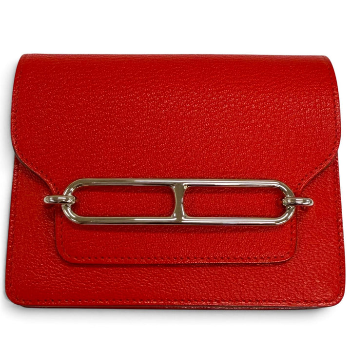Excellent HERMES Bifold Wallet Loulis Luli Slim Wallet Shave Women