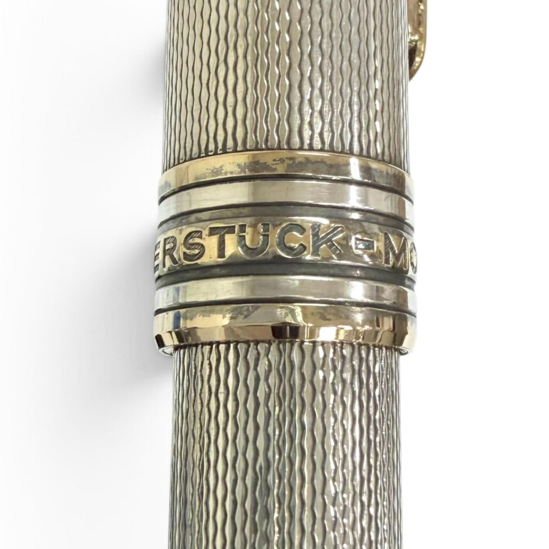 Great MONTBLANC mechanical pencil Solitaire Burley Silver SV925 mens