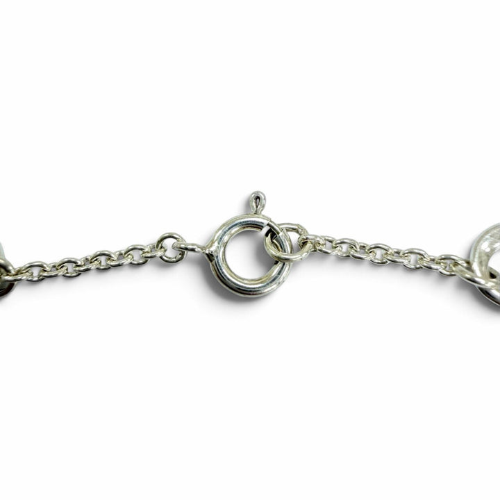 Great TIFFANY&Co. bracelet Open Heart 5P Bracelet Silver 925 Women