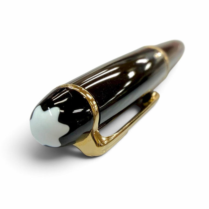 Excellent MONTBLANC Ballpoint pen Meisterstück Classic White Star Twist Type