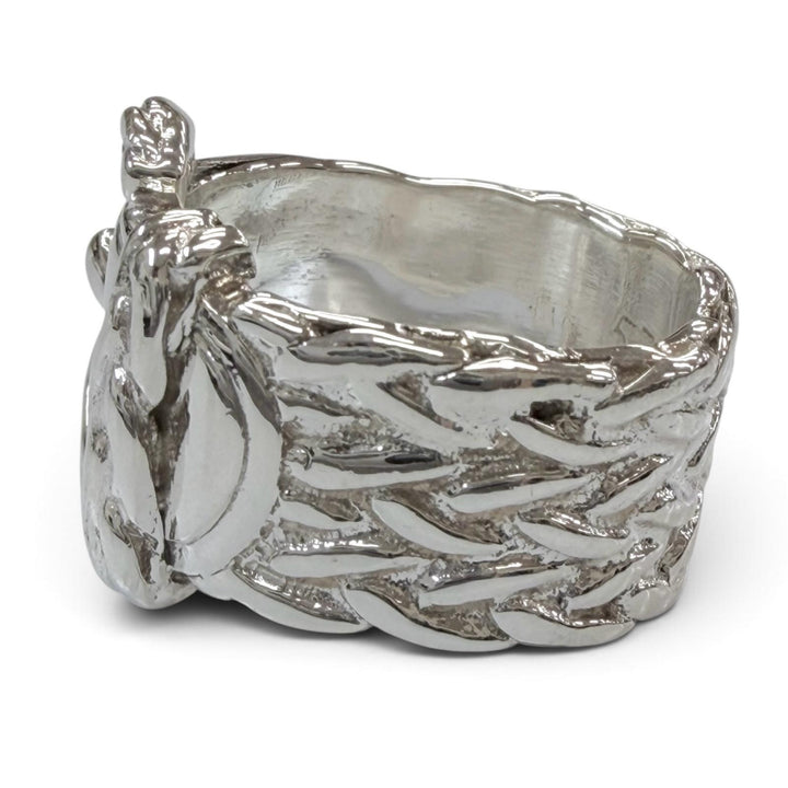Excellent HERMES Ring ring Diane Silver 925 mens 53