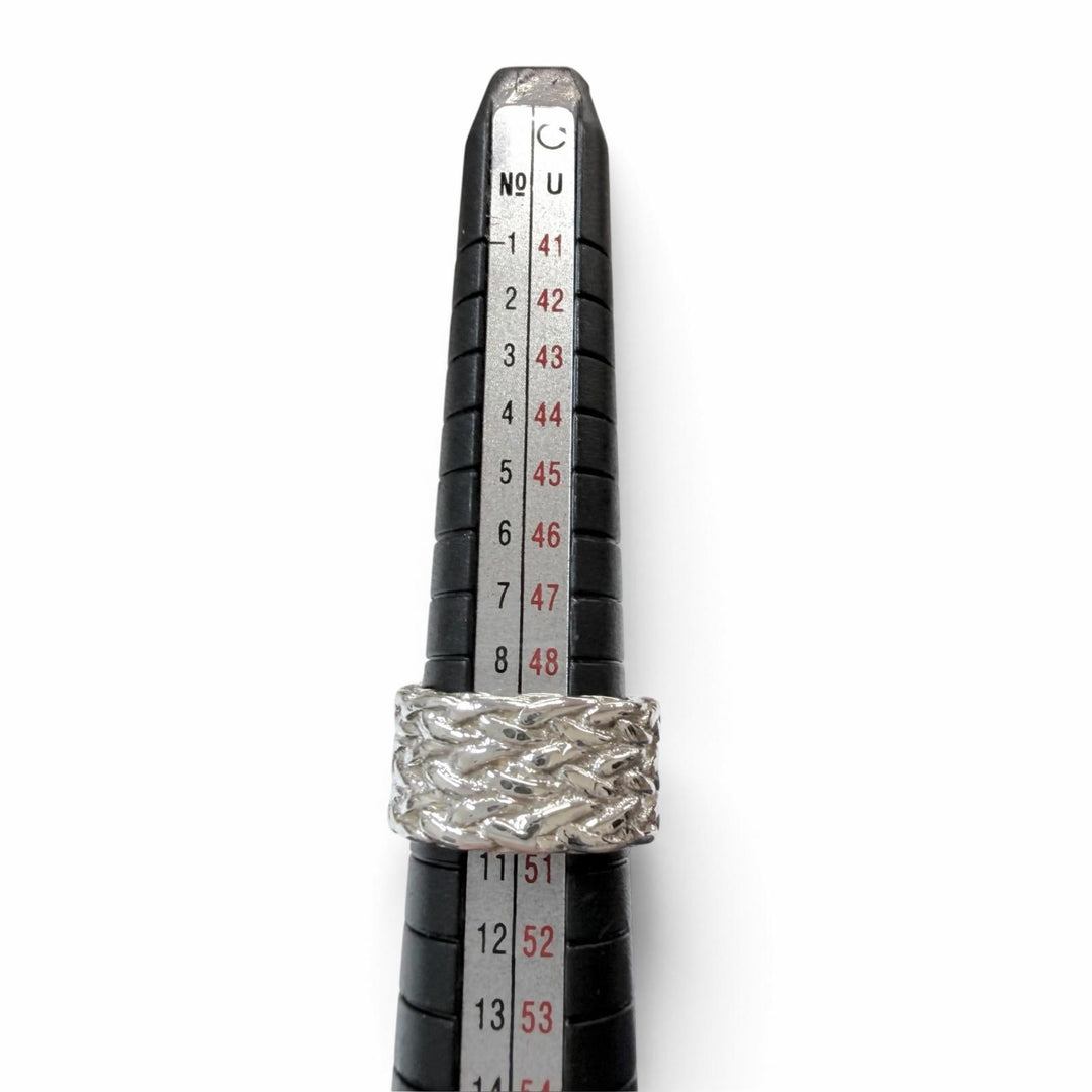 Excellent HERMES Ring ring Diane Silver 925 mens 53