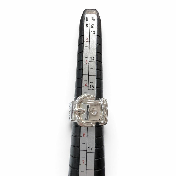 Excellent HERMES Ring ring Diane Silver 925 mens 53