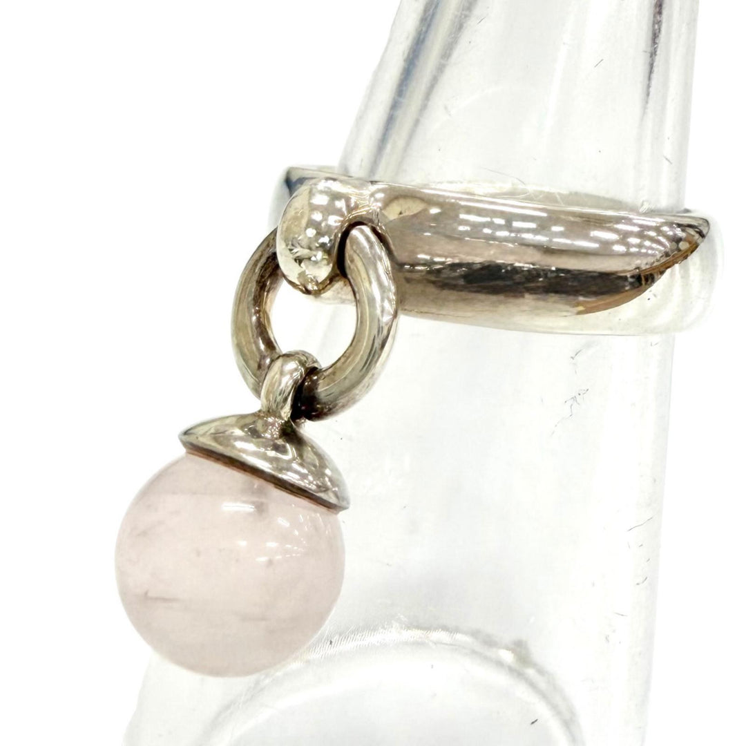 Great TIFFANY&Co. Ring ring Ball dangle ring Silver 925 Women