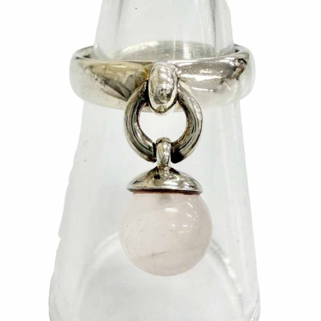 Great TIFFANY&Co. Ring ring Ball dangle ring Silver 925 Women