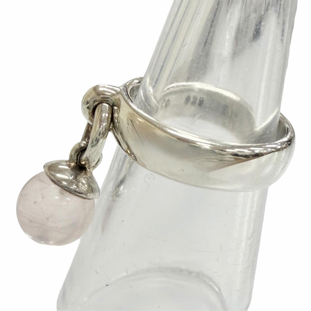 Great TIFFANY&Co. Ring ring Ball dangle ring Silver 925 Women
