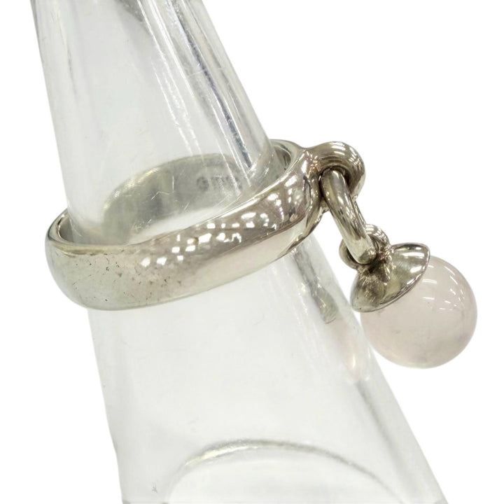 Great TIFFANY&Co. Ring ring Ball dangle ring Silver 925 Women