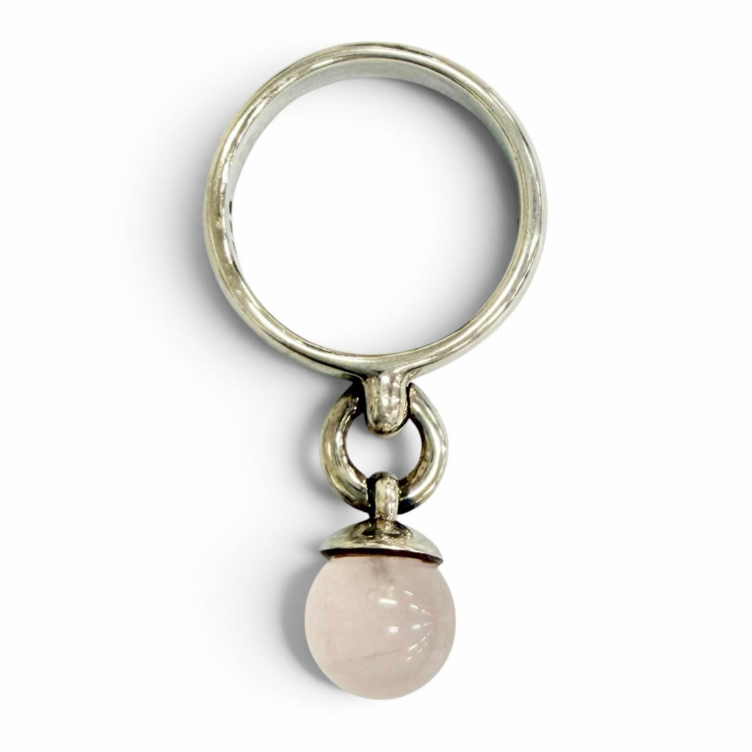 Great TIFFANY&Co. Ring ring Ball dangle ring Silver 925 Women