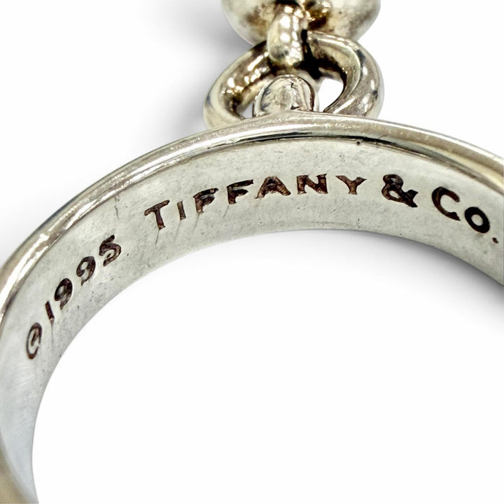 Great TIFFANY&Co. Ring ring Ball dangle ring Silver 925 Women