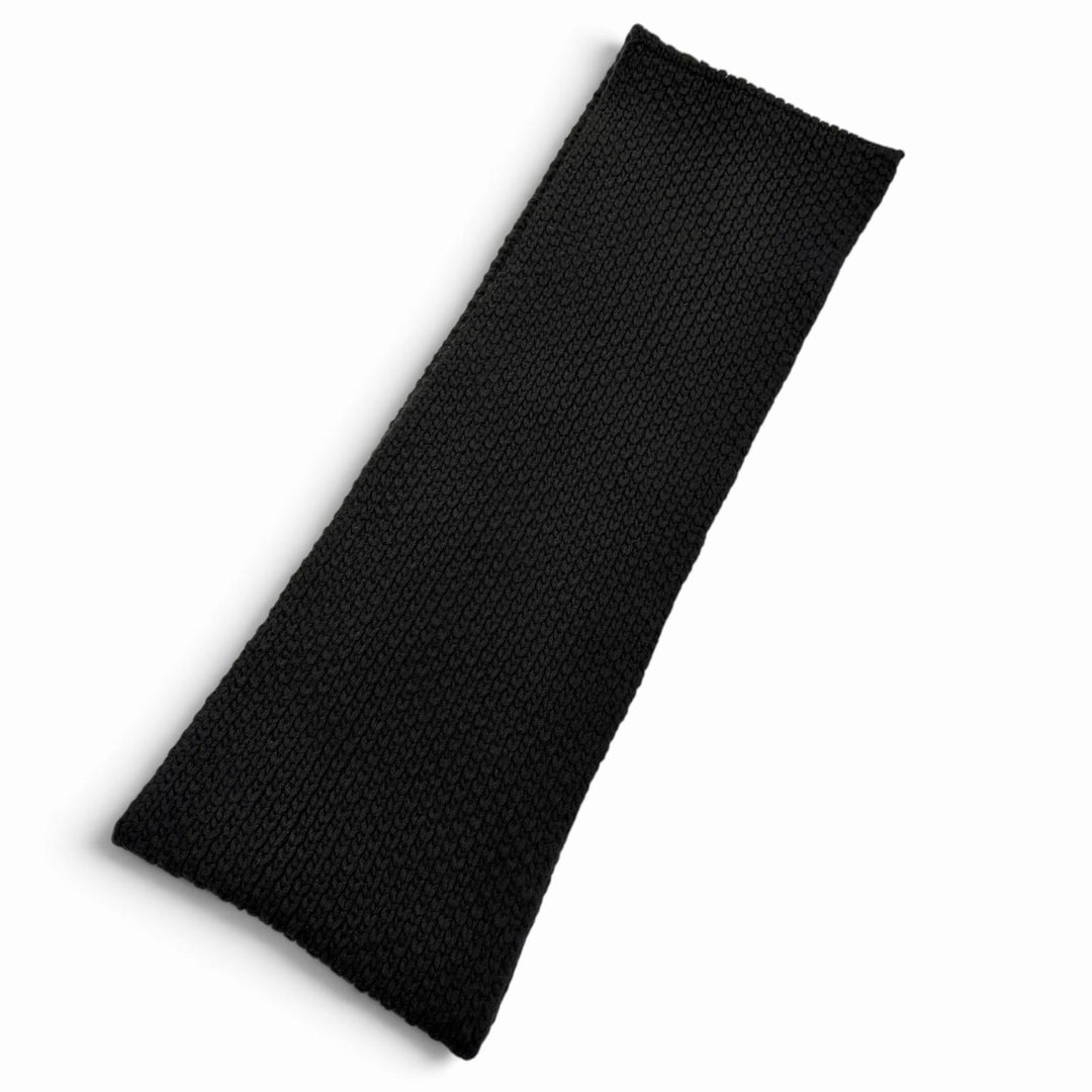 Great HERMES Snood Chunky knit neck warmer/scarf black cashmere mens