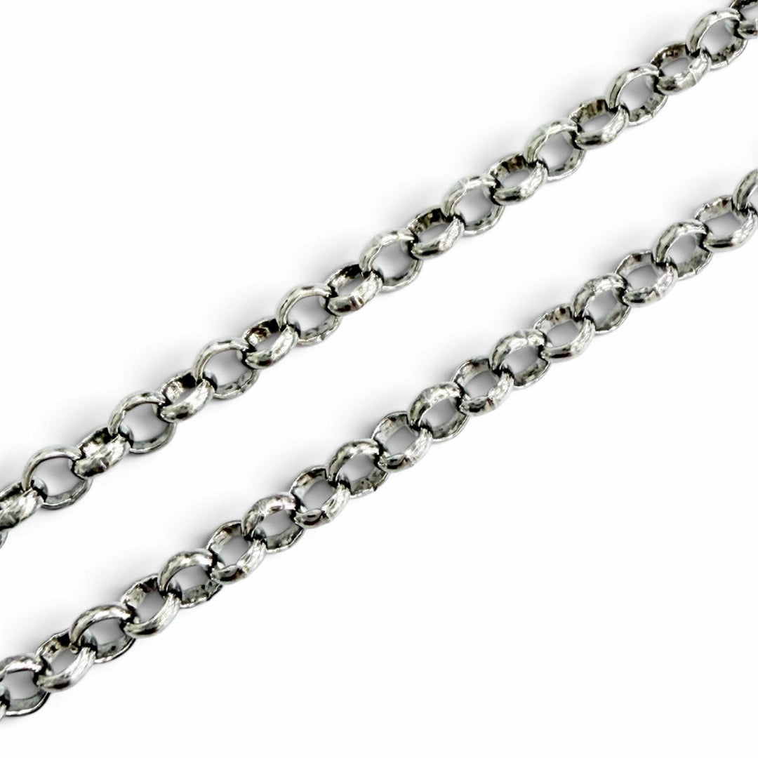 Great GUCCI Necklace Interlocking G Arabesque Chain Silver 925 Women 455535