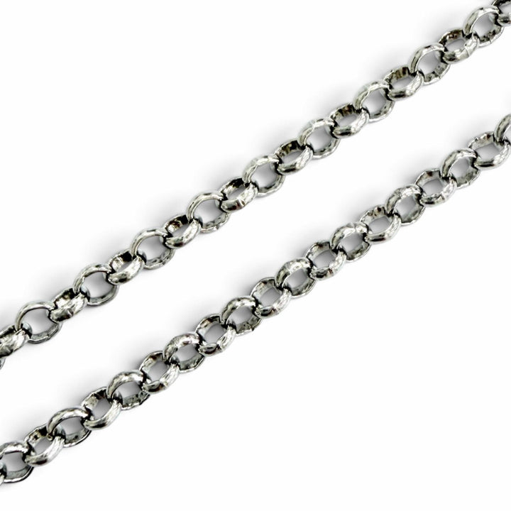 Great GUCCI Necklace Interlocking G Arabesque Chain Silver 925 Women 455535