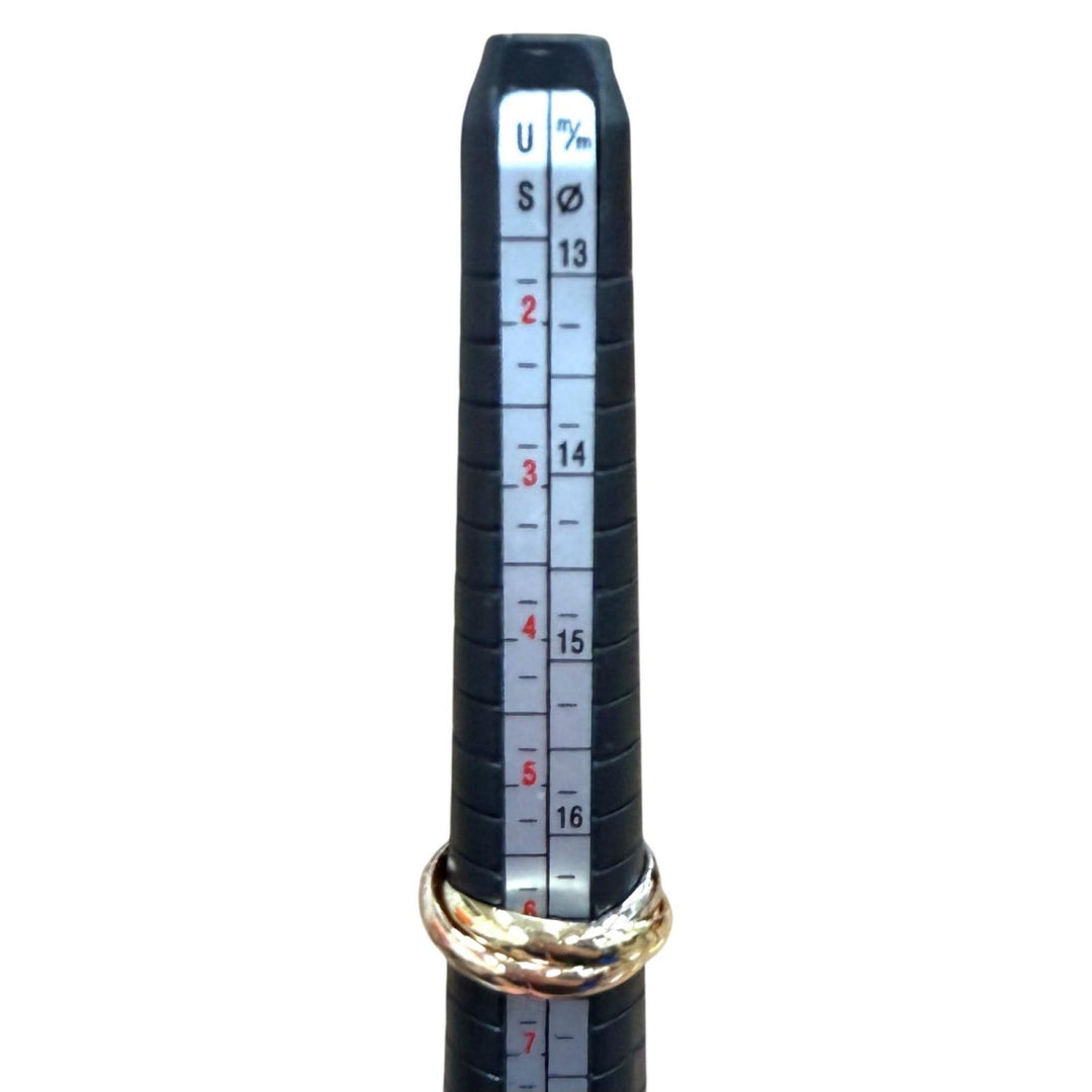 Excellent Cartier Ring ring Trinity Ring Classic Model 750(YG PG WG) mens 52