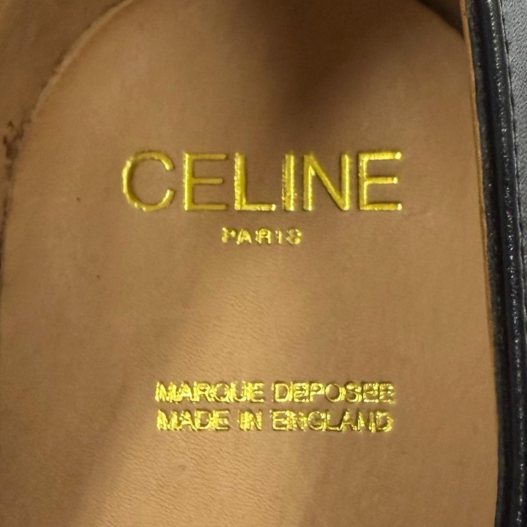 Excellent CELINE Dress shoes Cap-toe straight-tip Goodyear welt construction