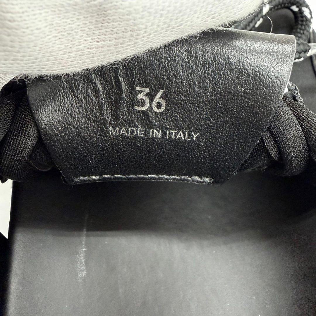 Great MIUMIU Sandals Chunky neoprene back strap with logo black Women 36 5X418E