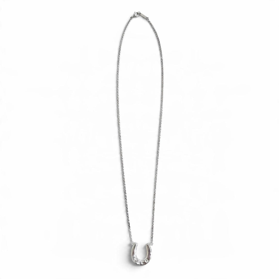 Great TIFFANY&Co. Necklace Horseshoe Pendant Silver 925 Women