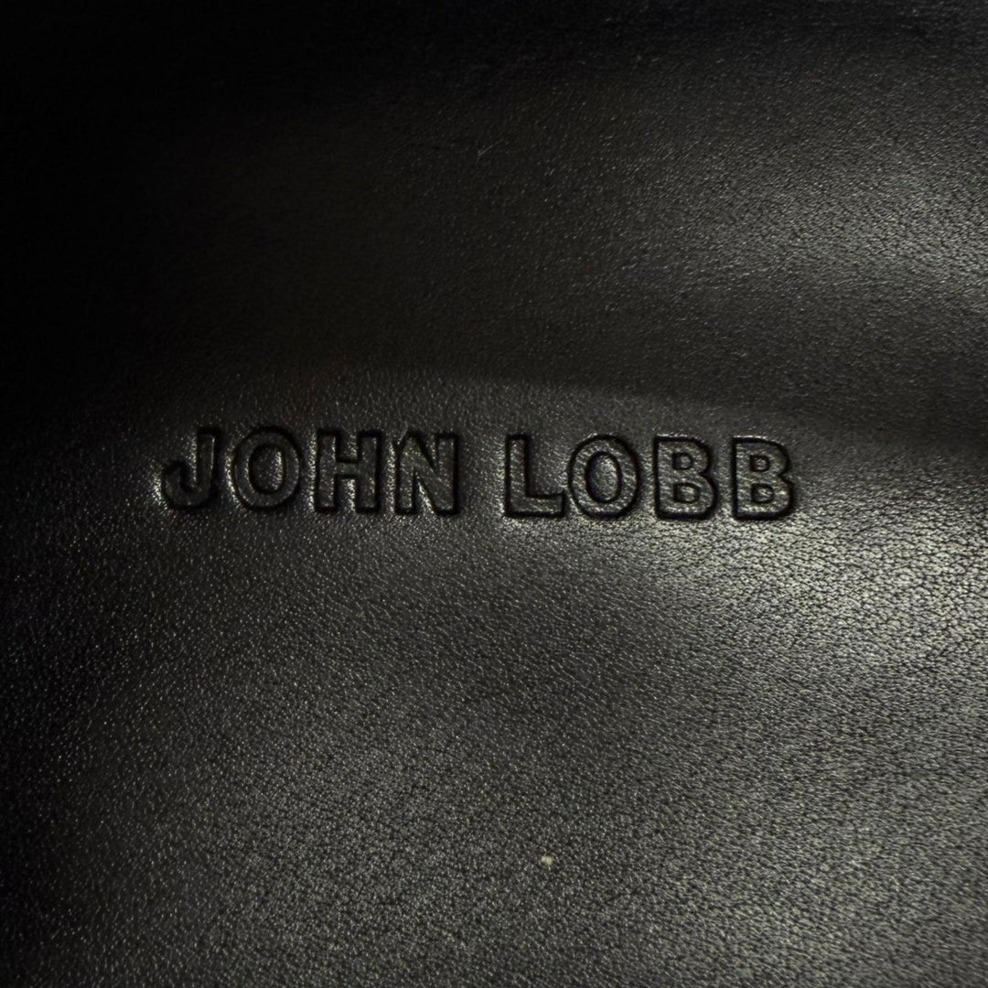 Pristine John Lobb Dress shoes BRINGTON 7000 Last Medallion black leather mens 6
