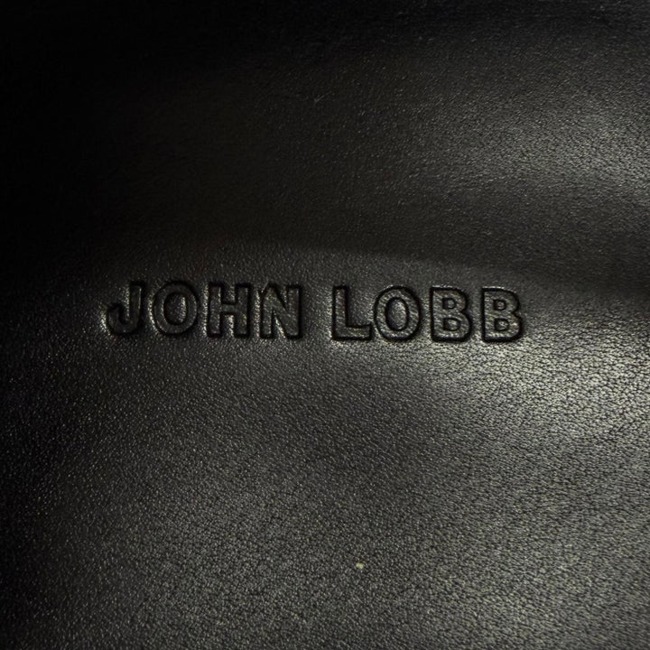 Pristine John Lobb Dress shoes BRINGTON 7000 Last Medallion black leather mens 6