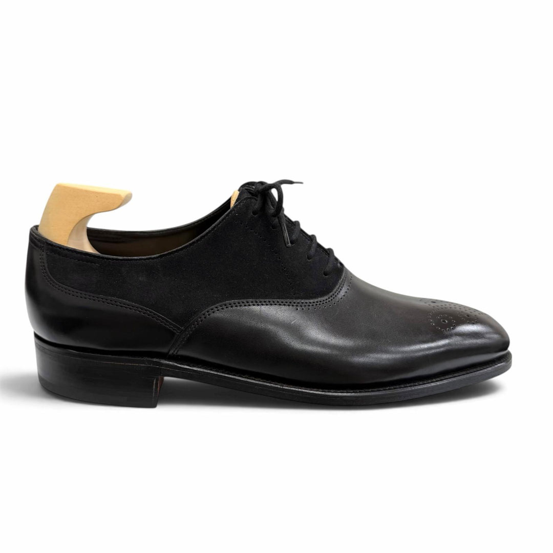 Pristine John Lobb Dress shoes BRINGTON 7000 Last Medallion black leather mens 6