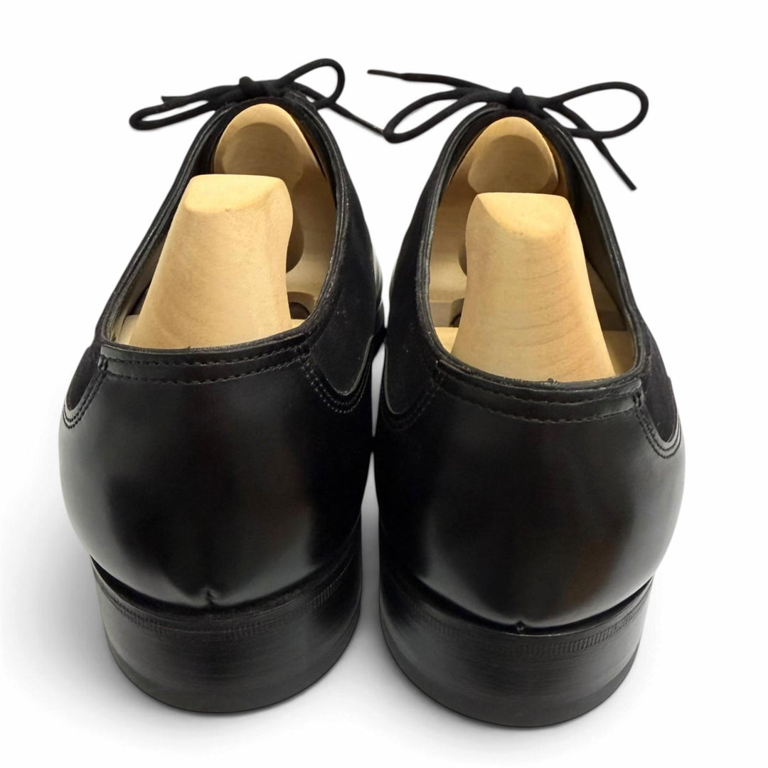 Pristine John Lobb Dress shoes BRINGTON 7000 Last Medallion black leather mens 6