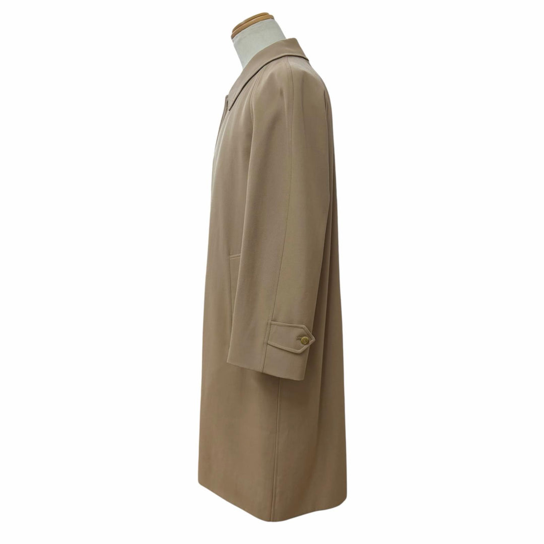 Great Burberrys coat Lined with Nova Check Pattern Brown wool mens EU 46