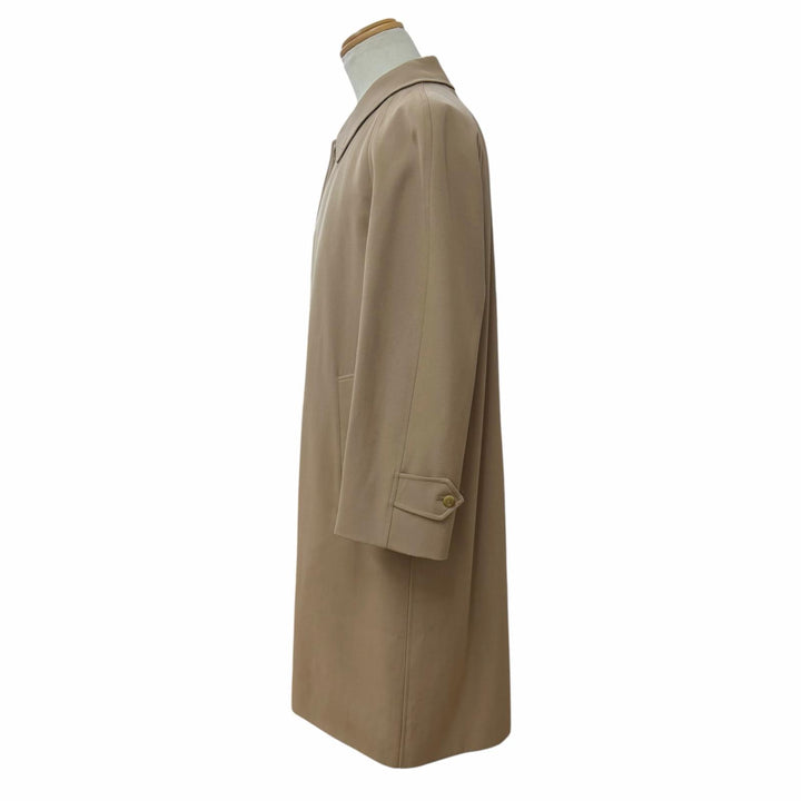 Great Burberrys coat Lined with Nova Check Pattern Brown wool mens EU 46