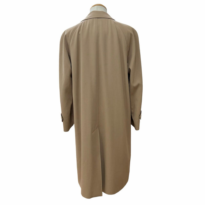 Great Burberrys coat Lined with Nova Check Pattern Brown wool mens EU 46