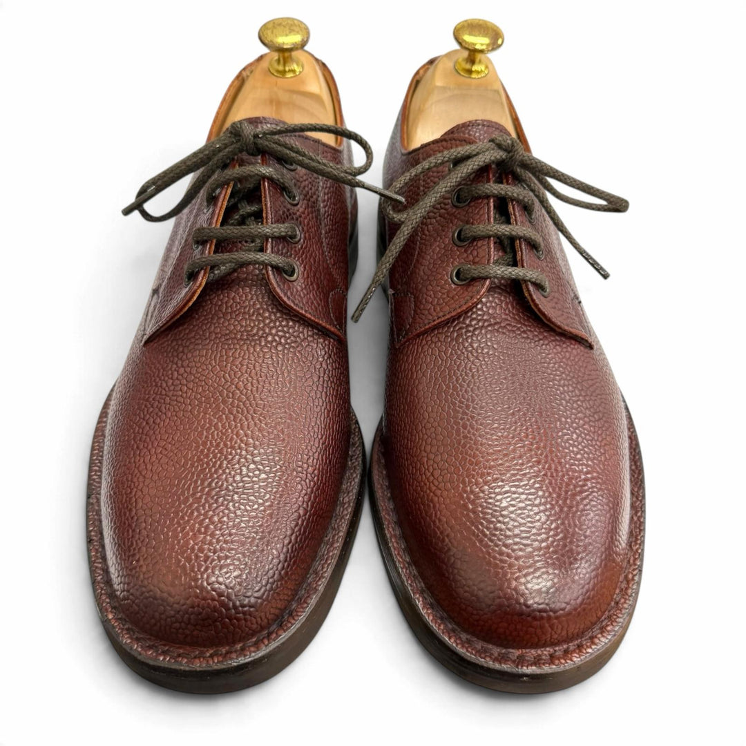 Pristine JOSEPH CHEANEY Leather shoes MALBERN 4436 Last Plain Toe 4 Eyelets