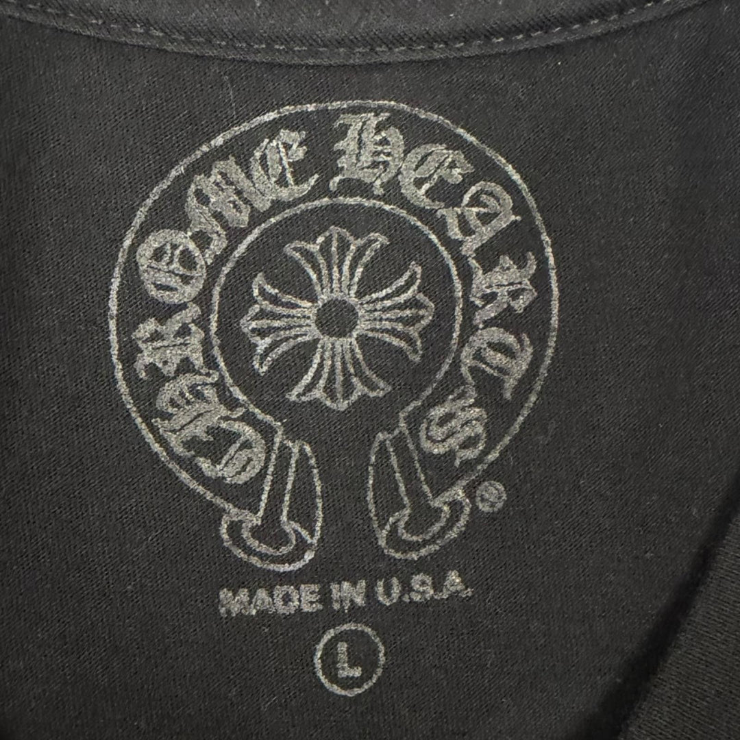 Great CHROME HEARTS Short sleeve T-shirt Honolulu Exclusive Horseshoe CH Plus