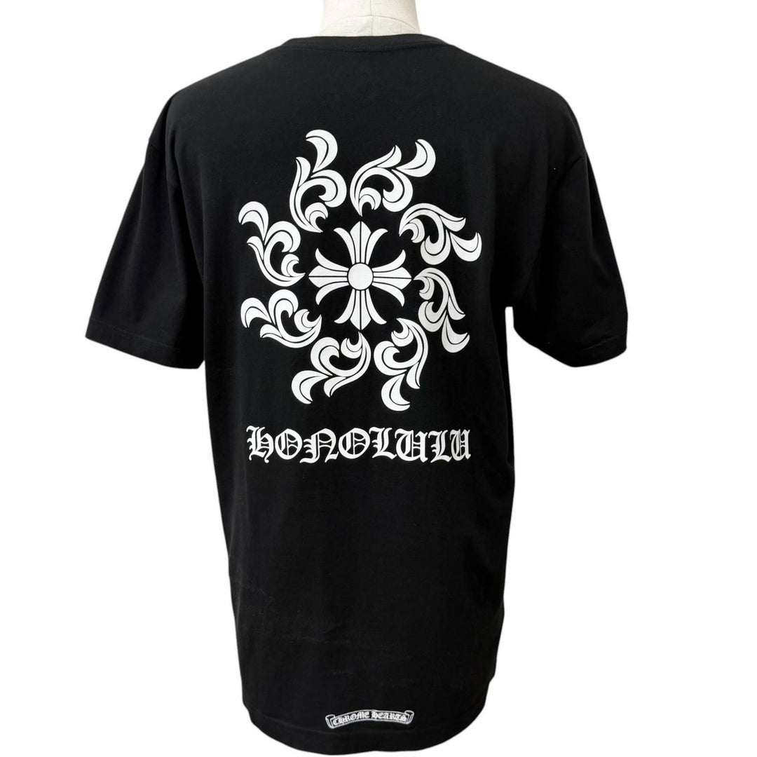 Great CHROME HEARTS Short sleeve T-shirt Honolulu Exclusive Horseshoe CH Plus