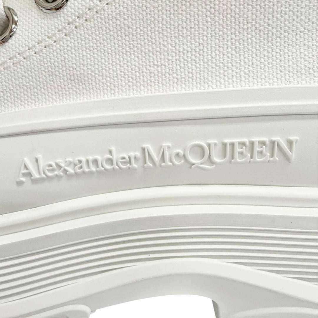 Pristine Alexander McQueen High cut sneakers Tread Slick Boot canvas 37 611706