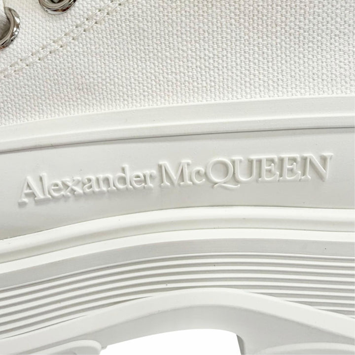 Pristine Alexander McQueen High cut sneakers Tread Slick Boot canvas 37 611706