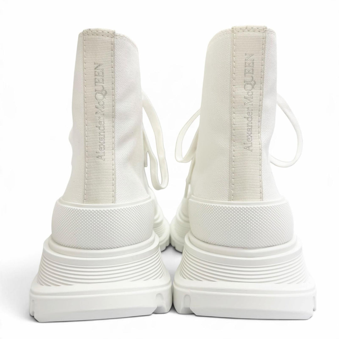 Pristine Alexander McQueen High cut sneakers Tread Slick Boot canvas 37 611706