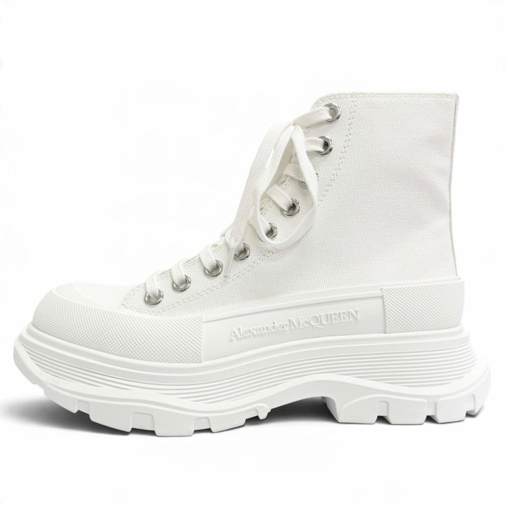 Pristine Alexander McQueen High cut sneakers Tread Slick Boot canvas 37 611706