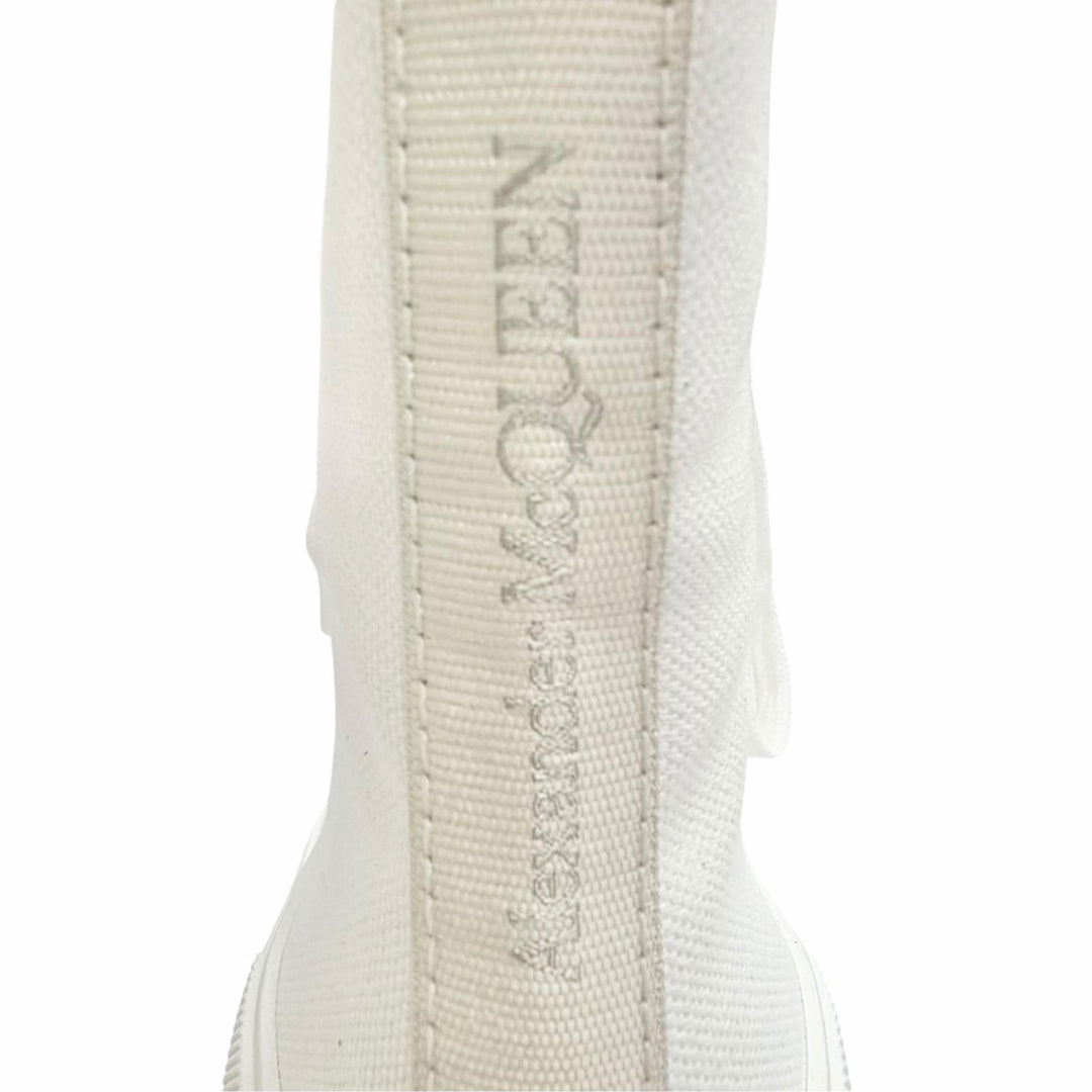 Pristine Alexander McQueen High cut sneakers Tread Slick Boot canvas 37 611706