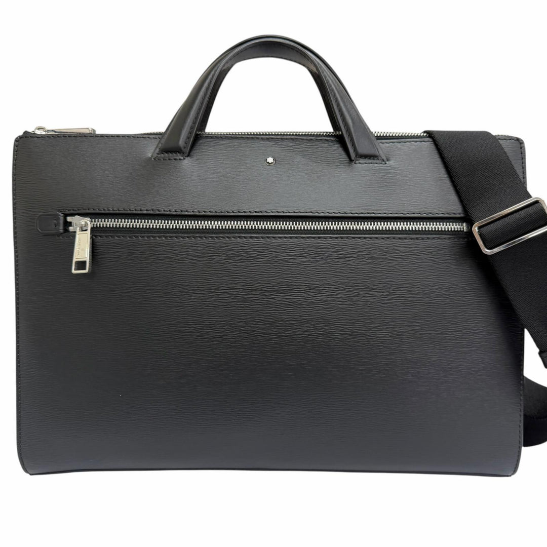 Great MONTBLANC Briefcase Meisterstück 4810 Slim Document Case black