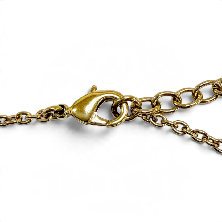 Excellent DIOR Le Nouveau Dior Necklace Ribbon Eco Pearl gold Women N3125WOMCY