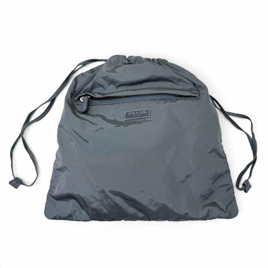 Excellent PRADA Other bag Blue gray Recycled nylon Women