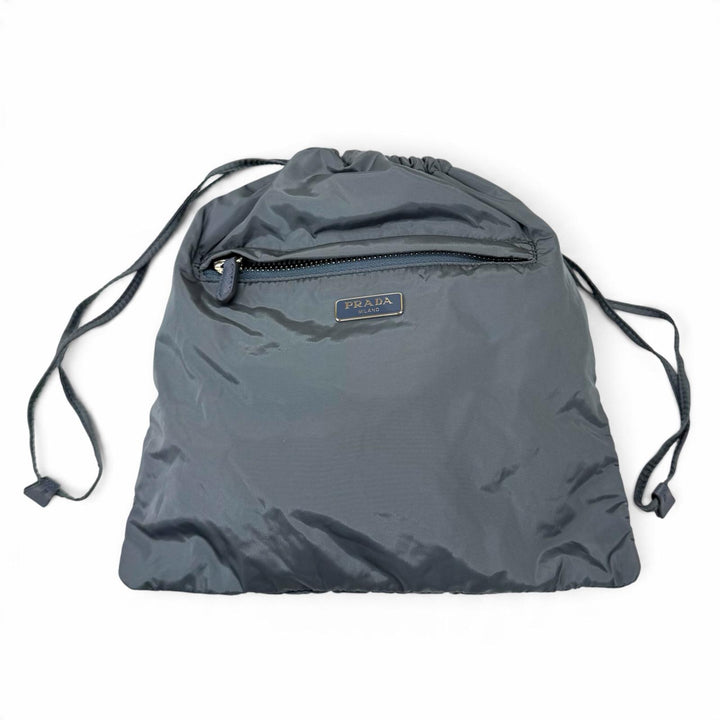 Excellent PRADA Other bag Blue gray Recycled nylon Women