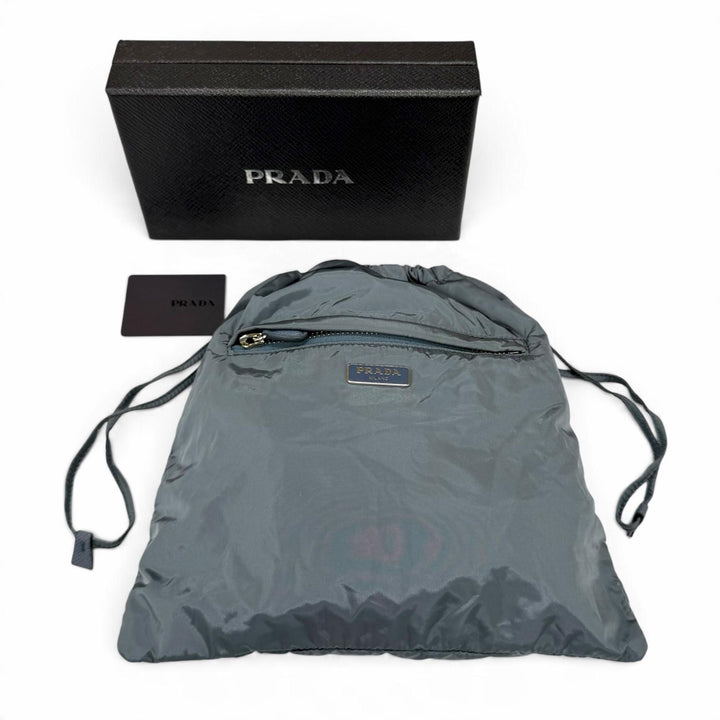 Excellent PRADA Other bag Blue gray Recycled nylon Women