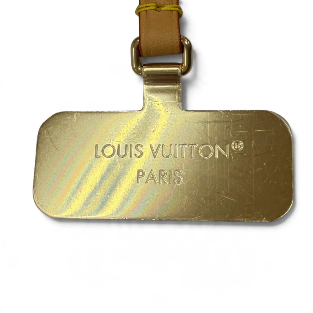 Pristine LOUIS VUITTON Mobile case Phone Holder Brown Monogram canvas M26898