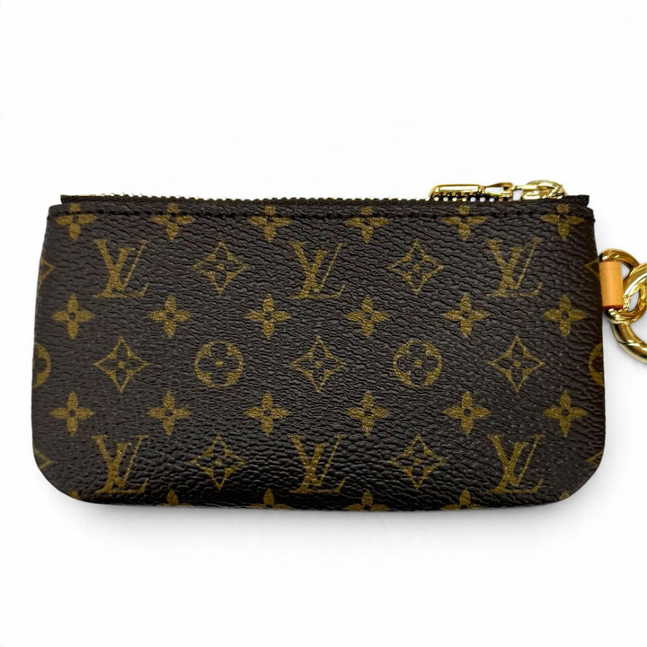 Pristine LOUIS VUITTON Mobile case Phone Holder Brown Monogram canvas M26898