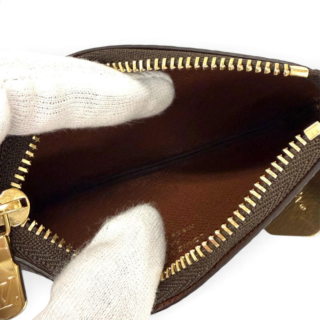 Pristine LOUIS VUITTON Mobile case Phone Holder Brown Monogram canvas M26898