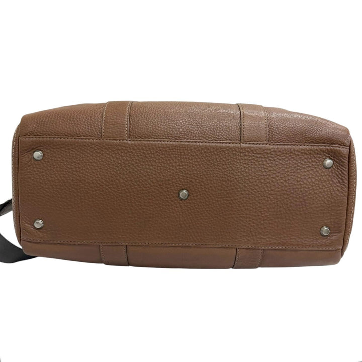 Excellent 土屋鞄 Boston bag 2WAY Shoulder Bag Brown mens