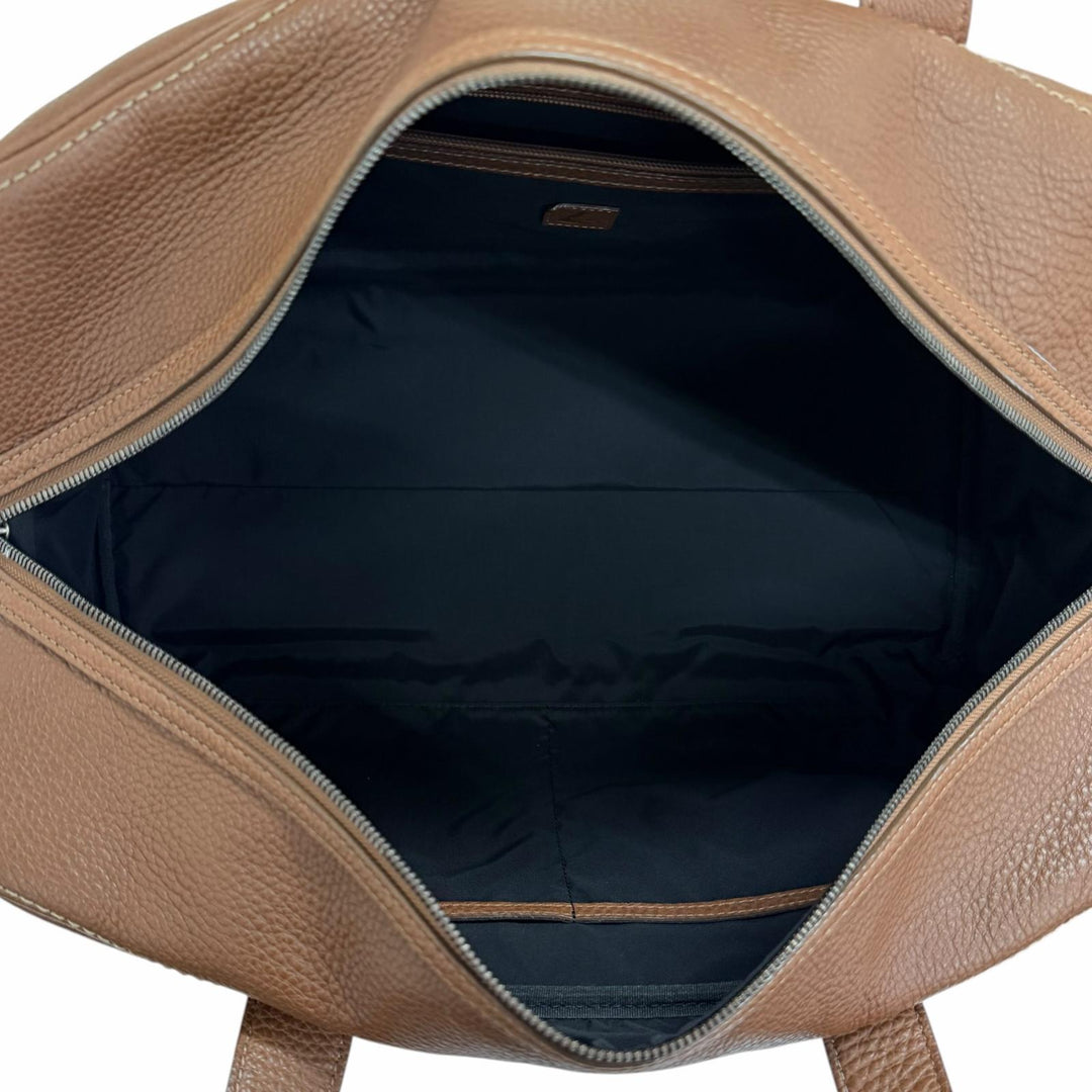Excellent 土屋鞄 Boston bag 2WAY Shoulder Bag Brown mens