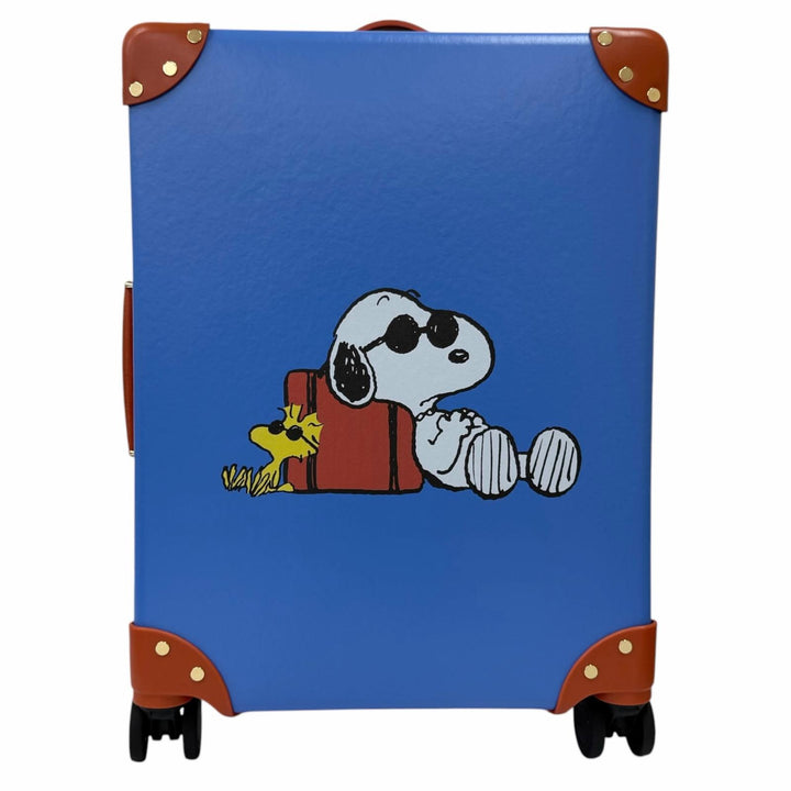 Pristine GLOBE TROTTER Carry Bag Carry on Snoopy Peanuts Collaboration
