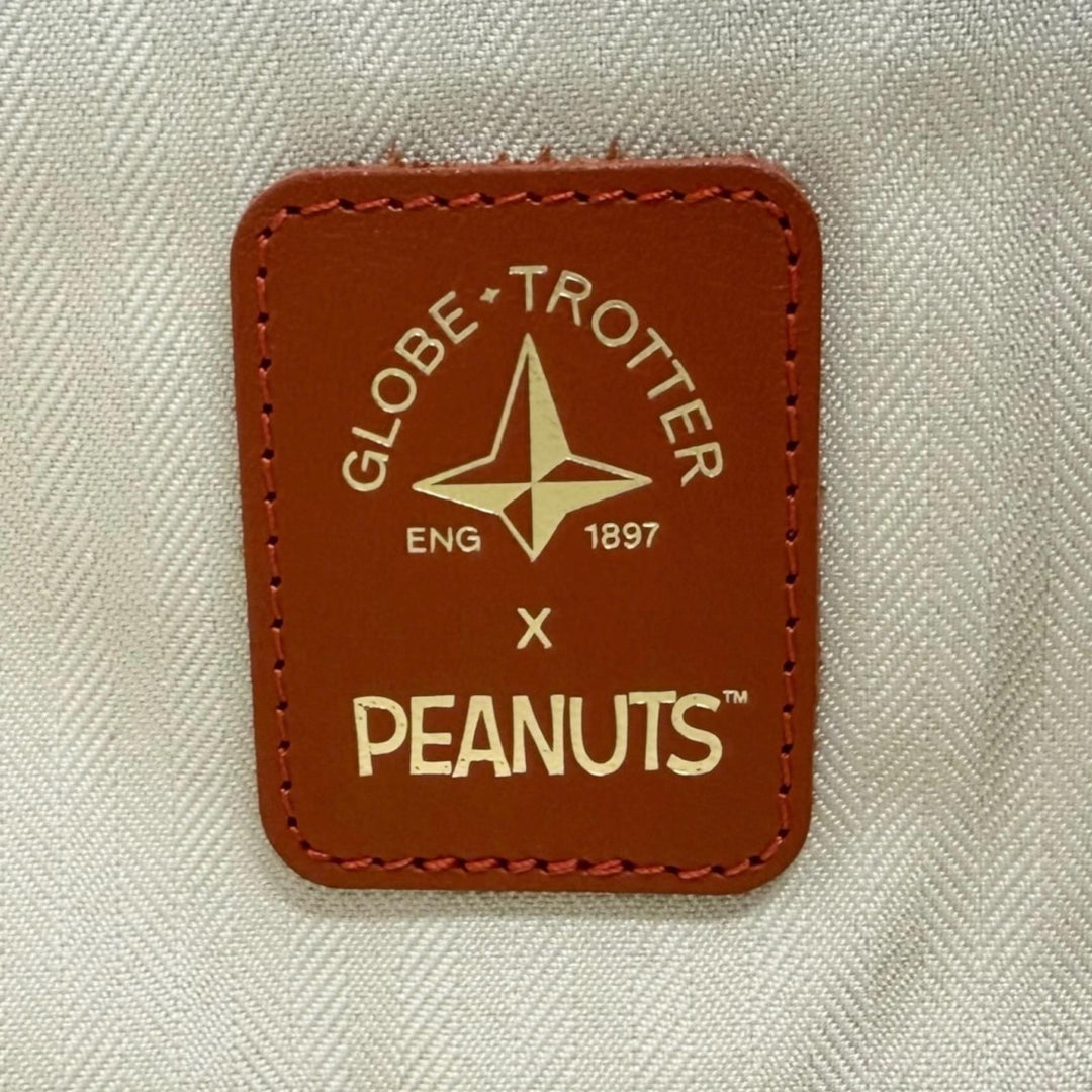 Pristine GLOBE TROTTER Carry Bag Carry on Snoopy Peanuts Collaboration